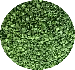 Granule vert pour gazon synthétique