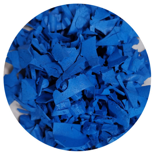 Idées d'écorce de caoutchouc bleu pour les parterres de fleurs de jardin
