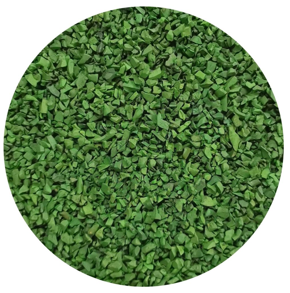 granulo ricarica verde erba sintetica usurata