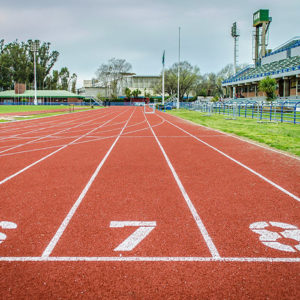 runner red il granulo colorato rosso per piste atletica