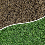 couleur de remplissage de caoutchouc granulés