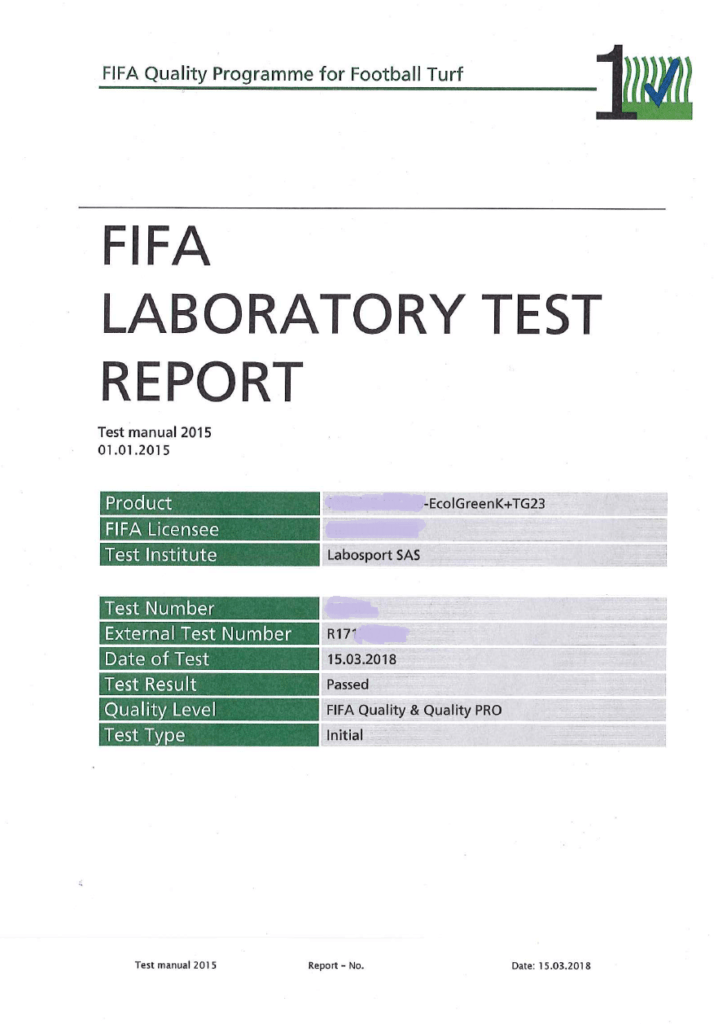 FIFA QUALITY SYSTEM