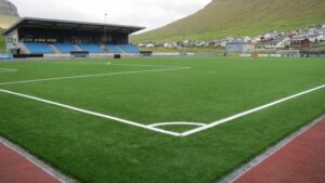 The Right Choice for High-Performance Rubber Infill football ground as play soccer field on artificial grass that use colored green infill