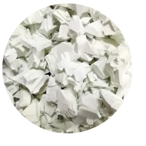 Garden White | bark rubber mulch