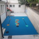 Safety and color with our anti-trauma playground rubber